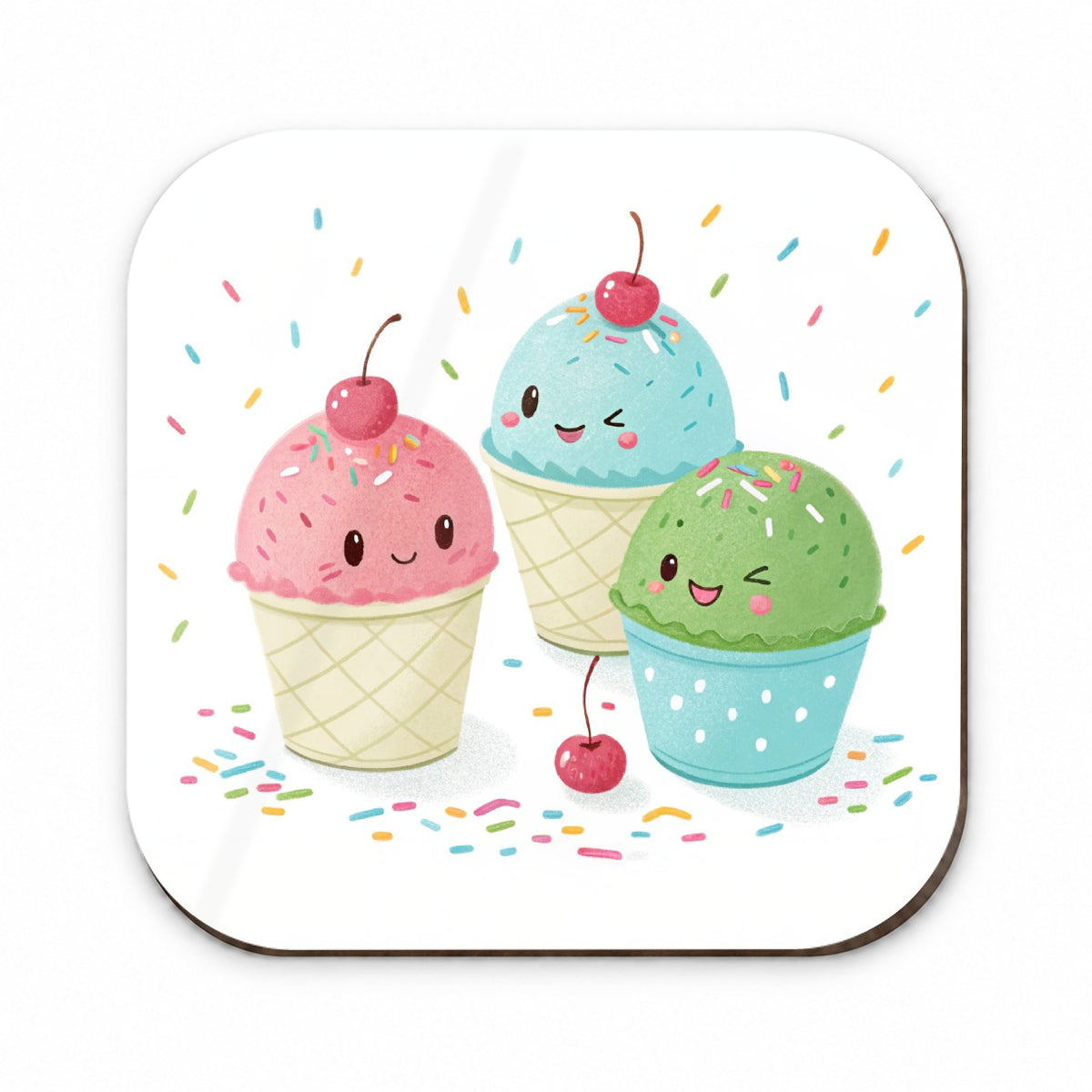 Kawaii Snowcones Fridge Magnet