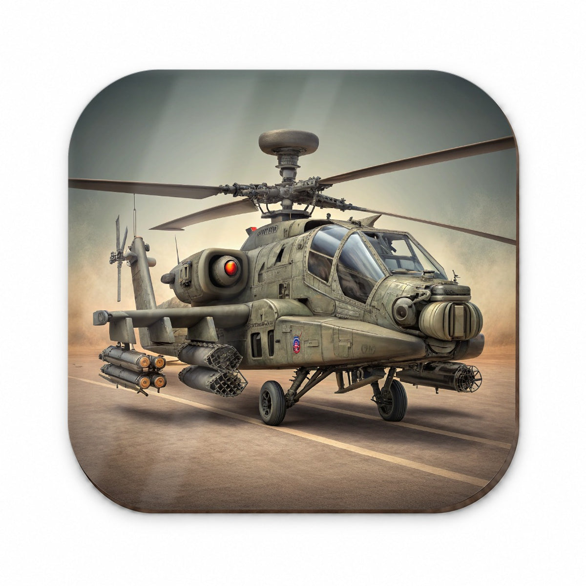 AH-64 Apache US Army Attack Helicopter Fridge Magnet
