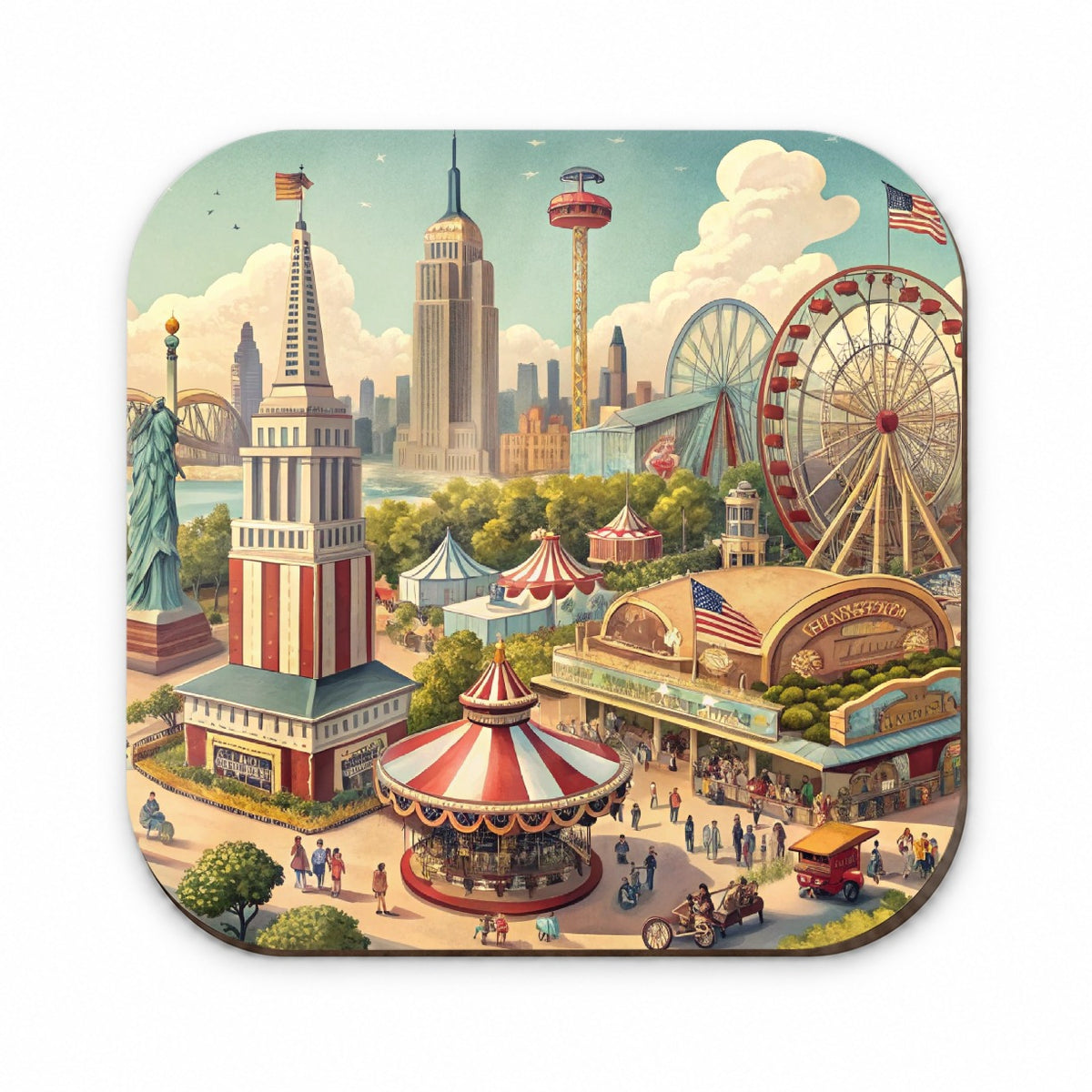 Americana New York World's Fair Fridge Magnet