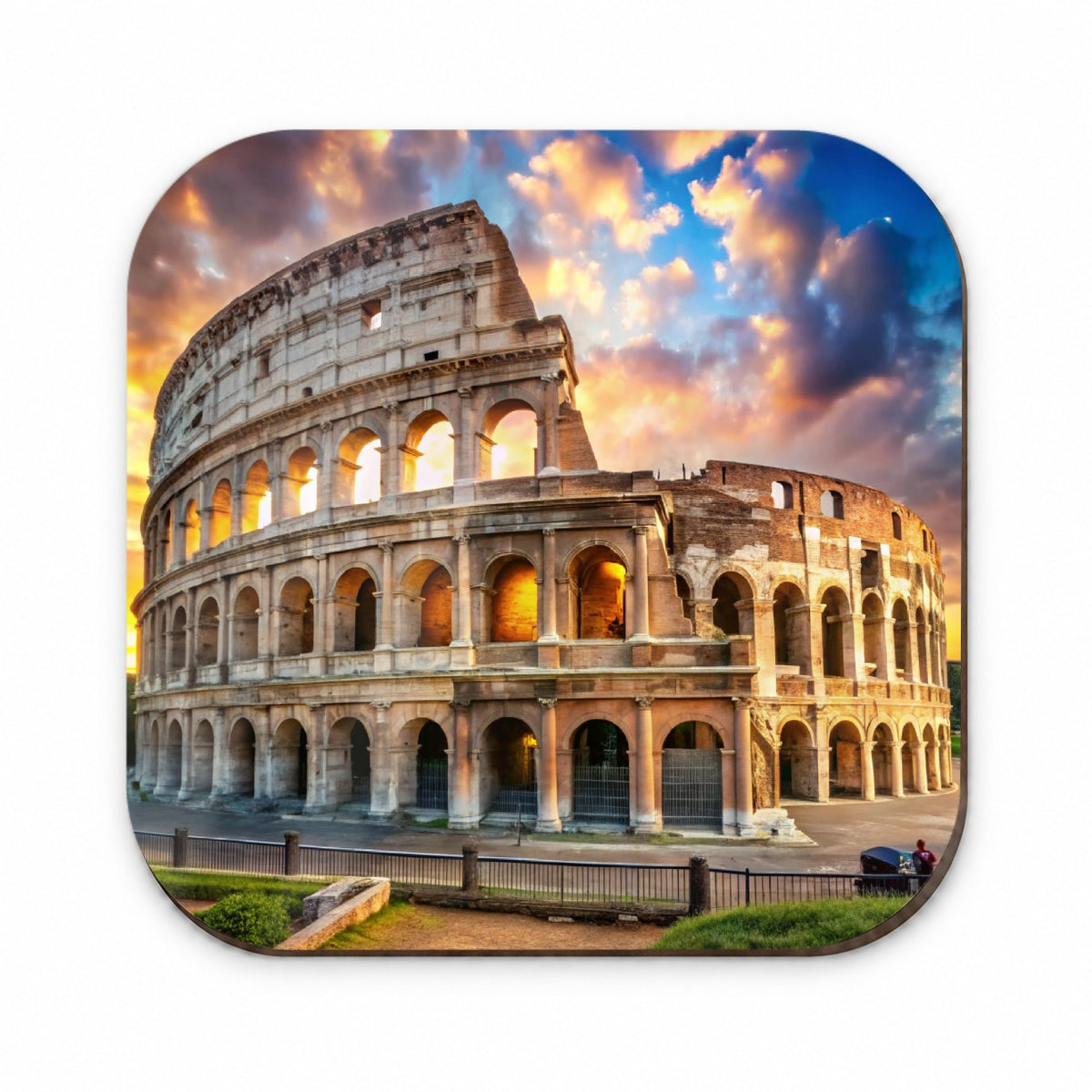 Ancient Rome Coliseum at Sunset Fridge Magnet
