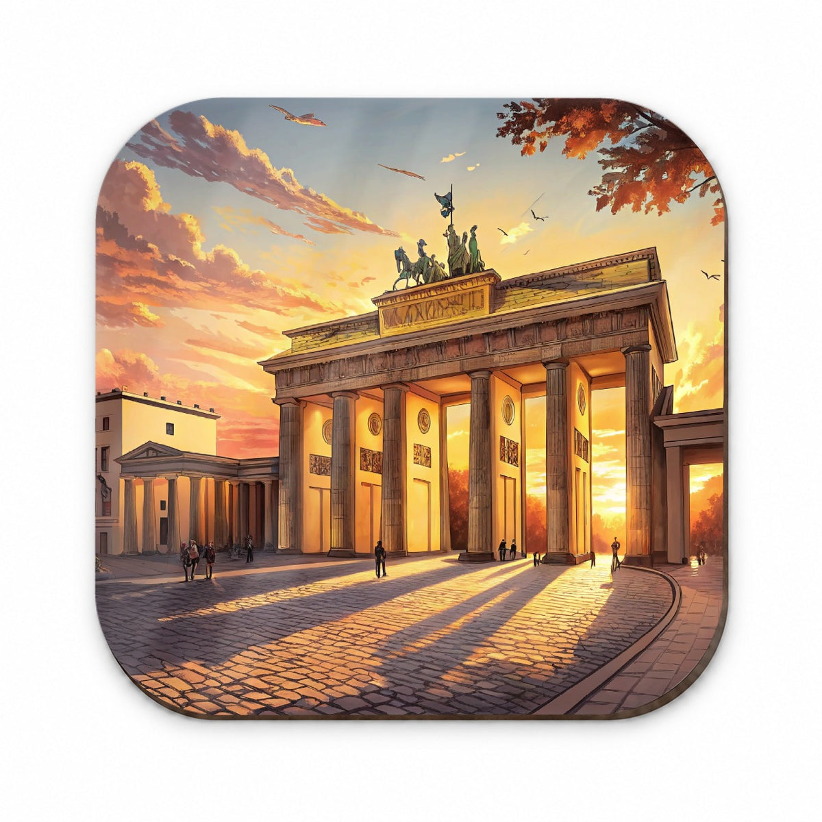 Brandenburg Gate At Sunset Berlin Germany Fridge Magnet