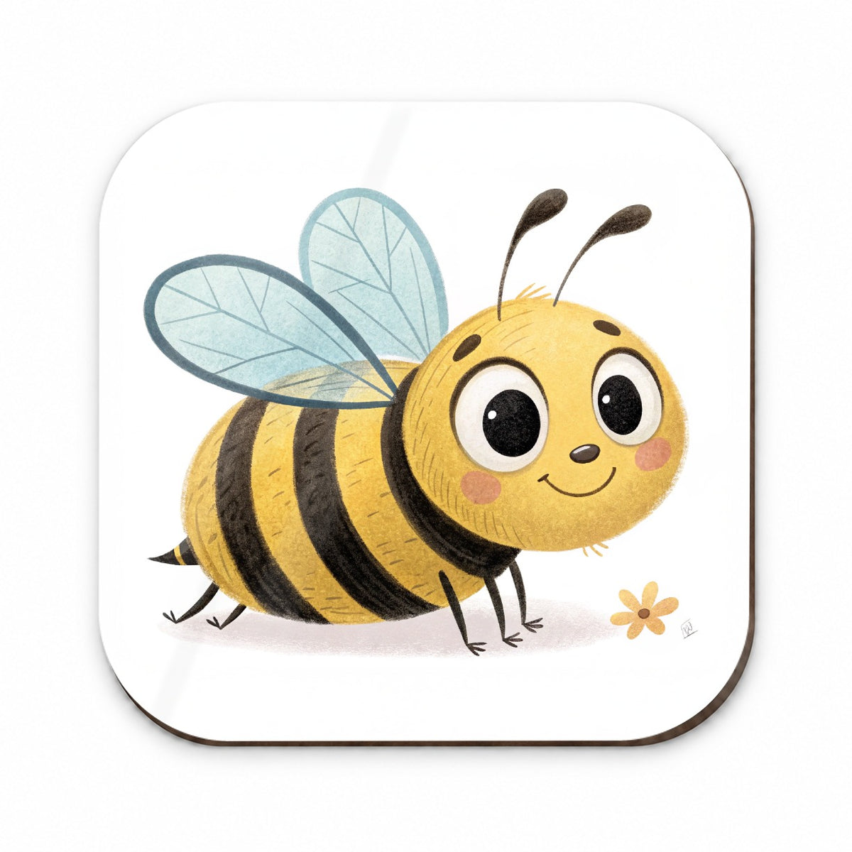 Bumble Bee Children's Illustration Style Fridge Magnet