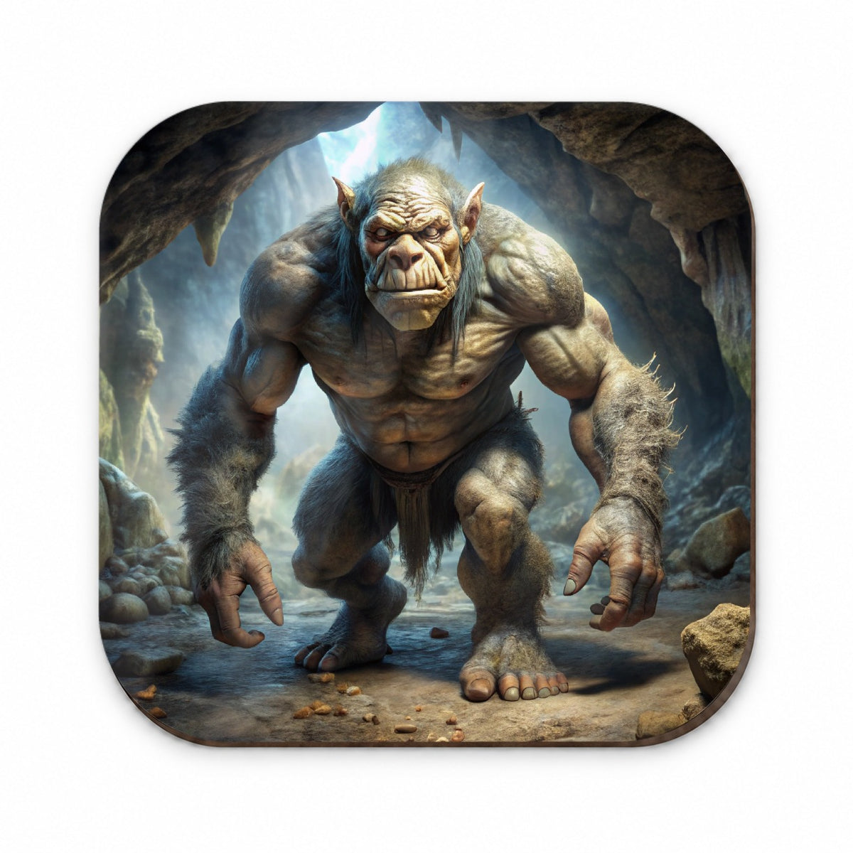 Cave Troll Fantasy Monster Fridge Magnet
