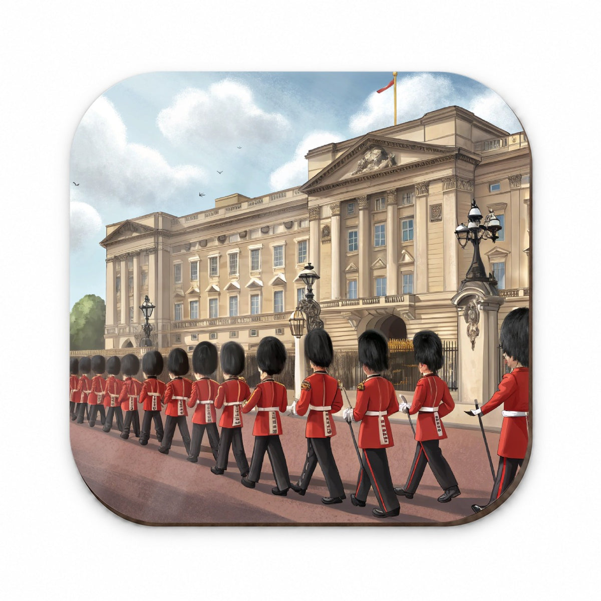 Changing Of The Guard At Buckingham Palace London England Fridge Magnet