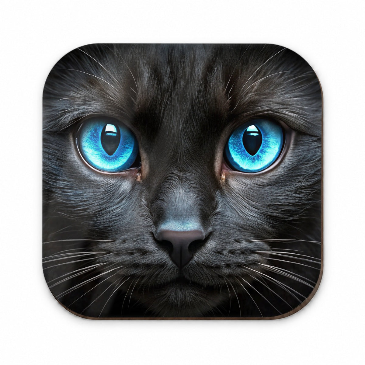 Close-Up Of Blue Cat Eyes Fridge Magnet