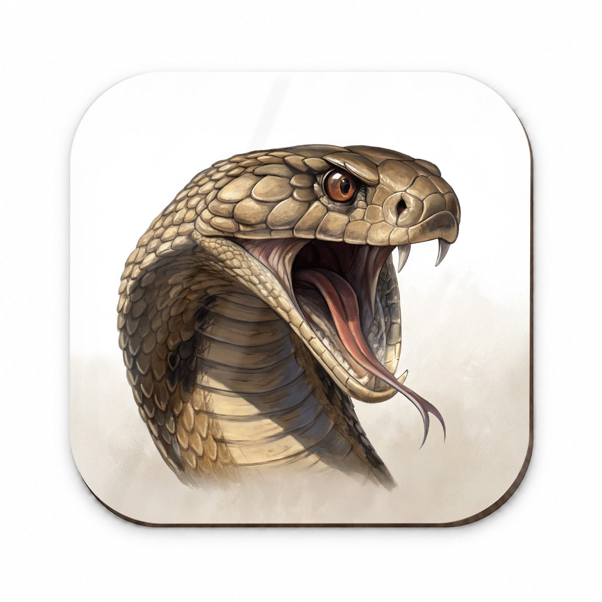 Cobra Snake Head Close-up Scary Reptile Fridge Magnet