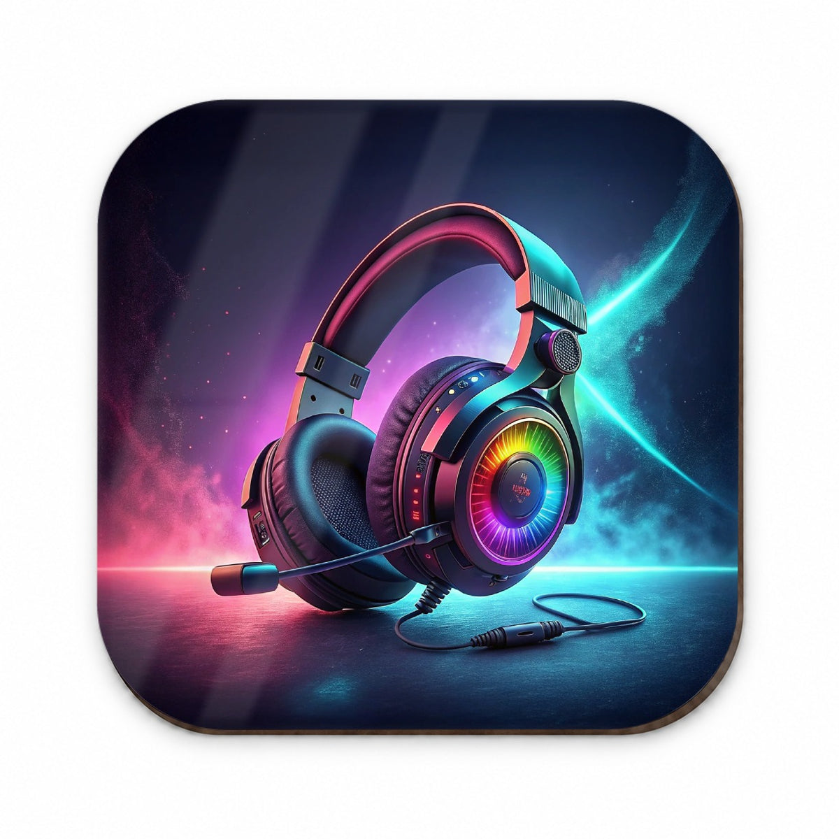 Computer Console Gaming Headphones Fridge Magnet