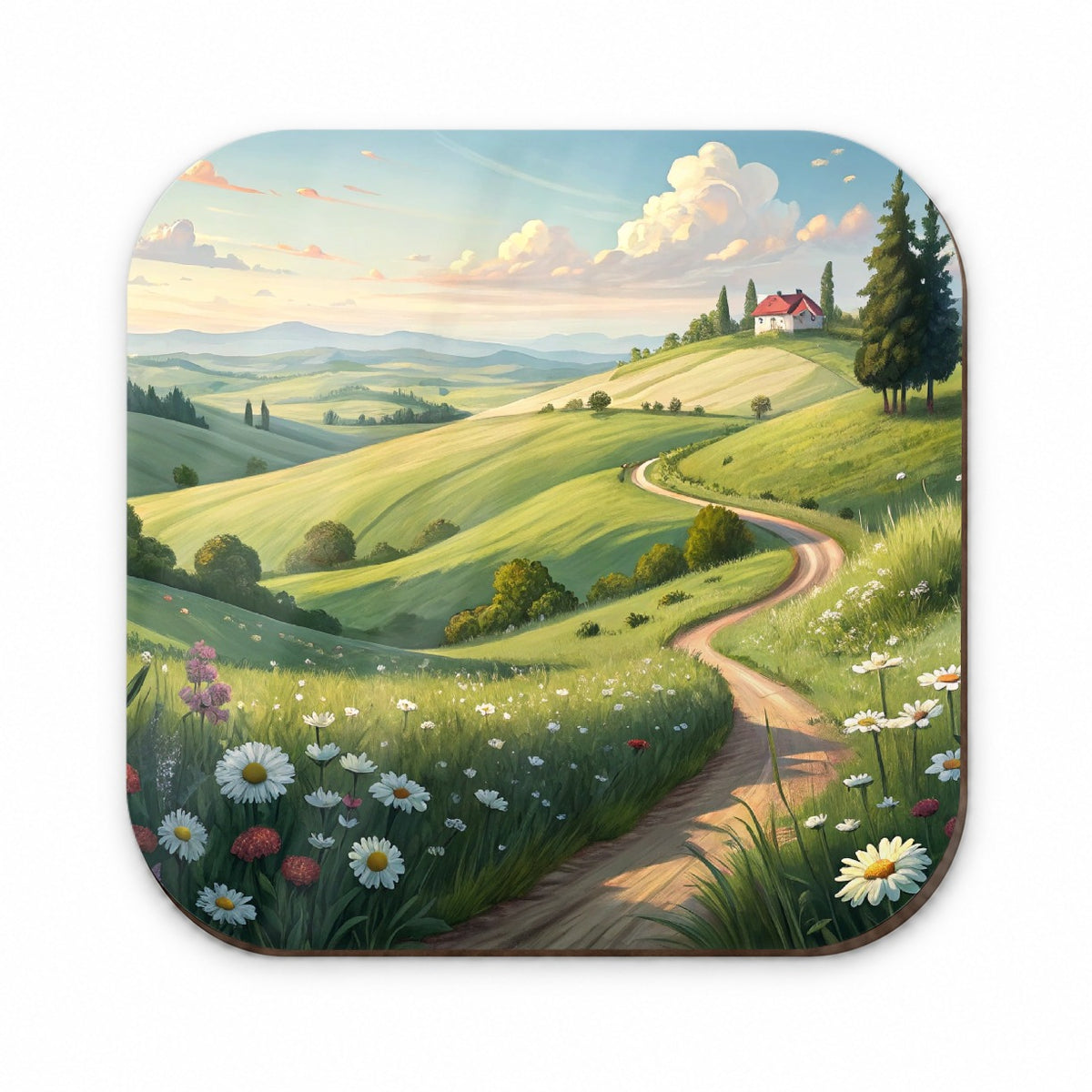 Countryside Pastoral Landscape Fridge Magnet