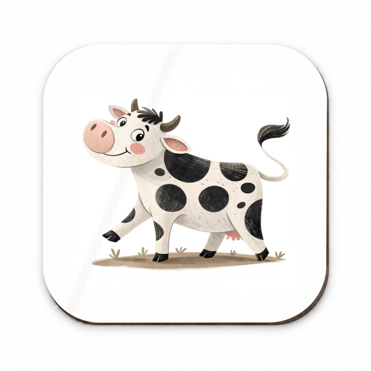 Cow Children's Illustration Style Fridge Magnet