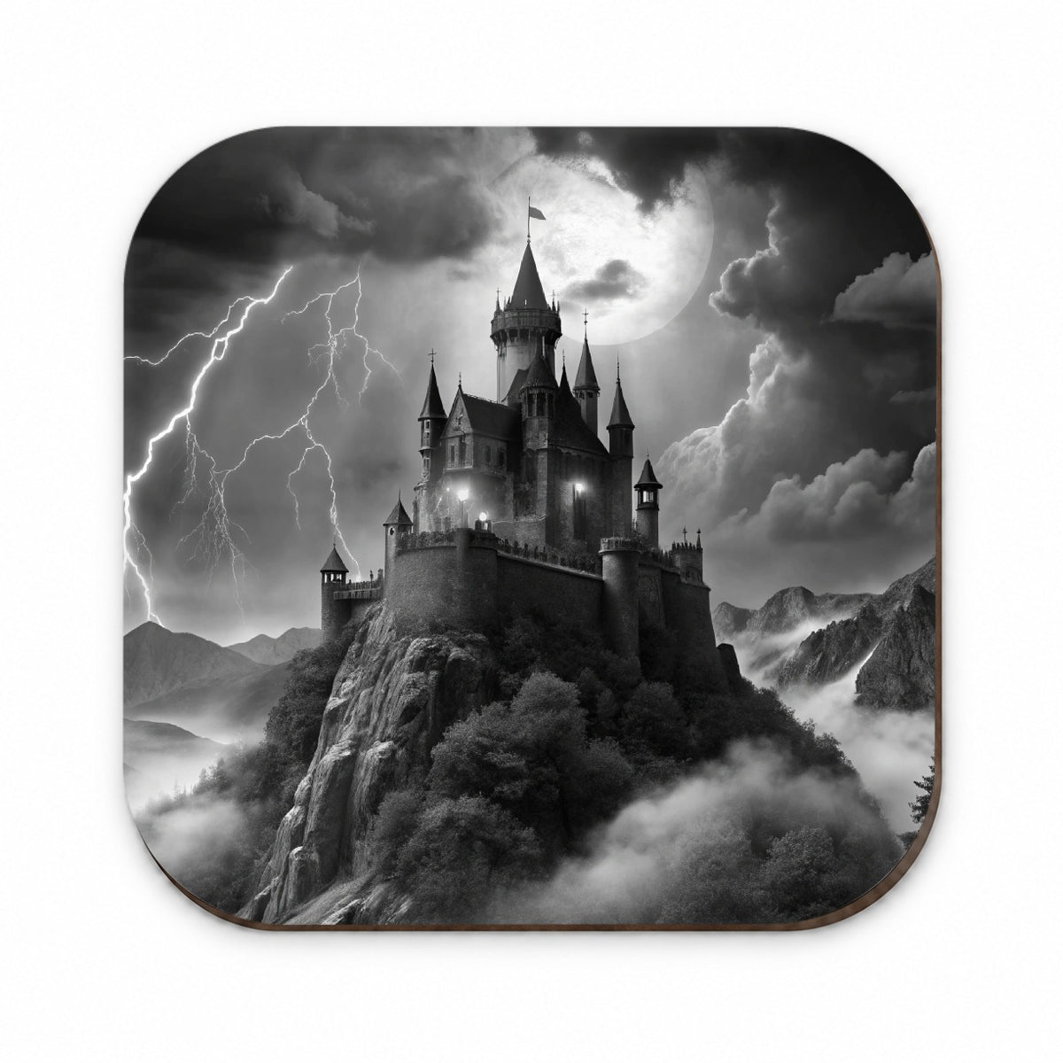 Dark and Foreboding Vampire Castle Fridge Magnet