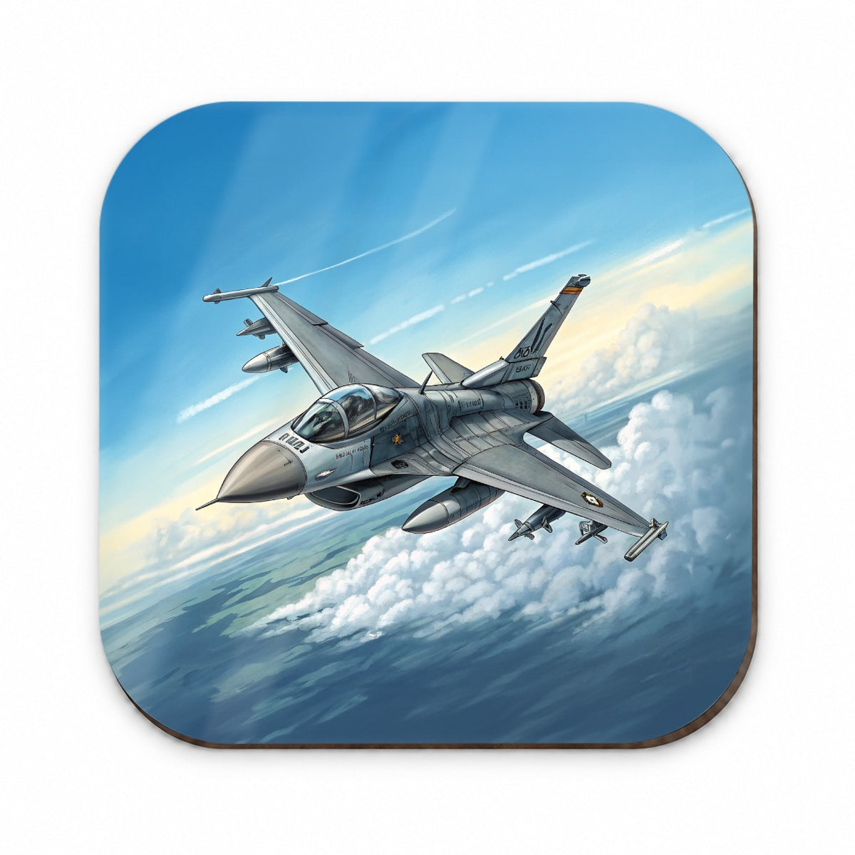 F-16 Fighting Falcon Viper Air Force Superiority Fighter Plane Fridge Magnet