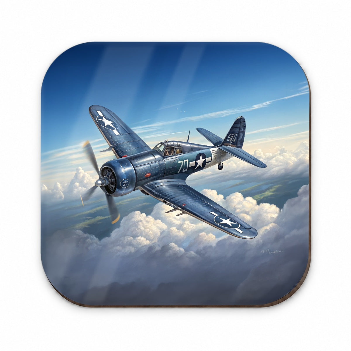 F4U Corsair WWII US Navy Marines Fighter Plane Fridge Magnet