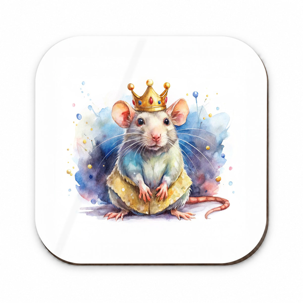 Fantasy Rat Mouse King Watercolor Fridge Magnet