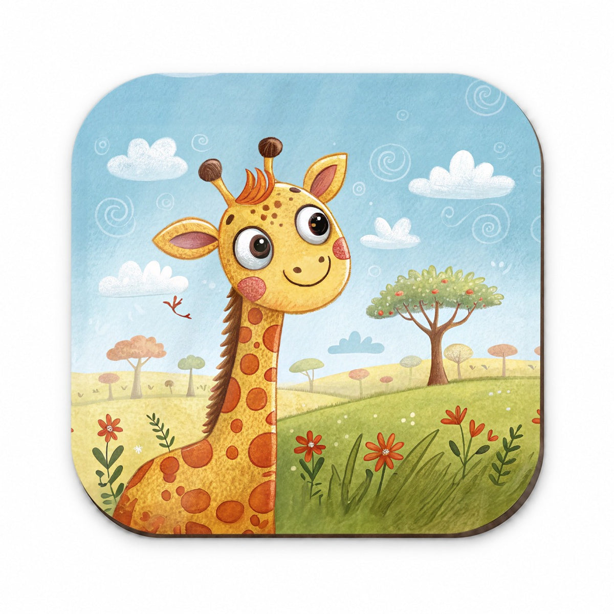 Giraffe Children's Illustration Style Fridge Magnet