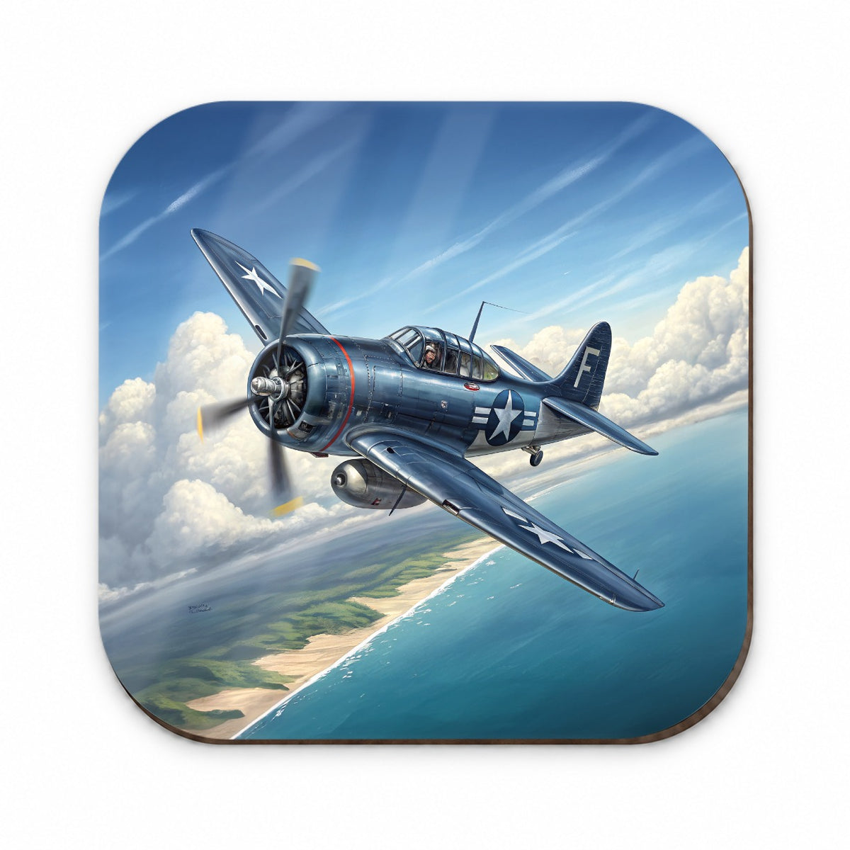 Grumman F6f Hellcat WWII US Navy Fighter Plane Fridge Magnet