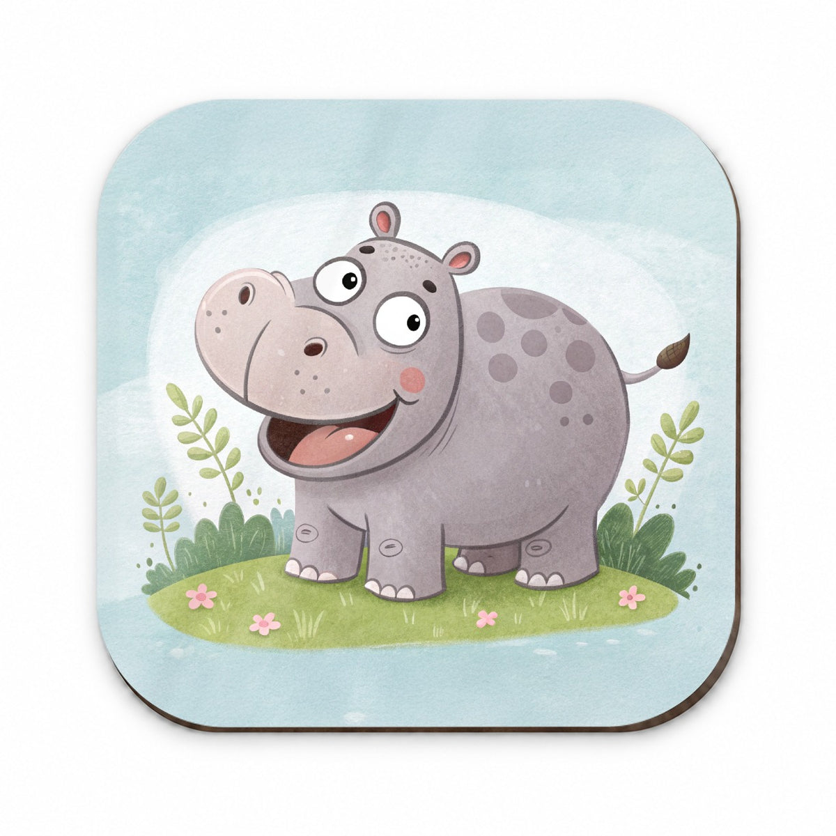 Hippo Children's Illustration Style Fridge Magnet