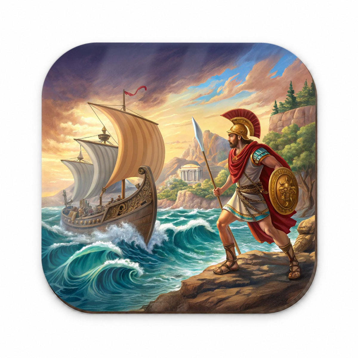 Homer's Iliad And The Odyssey Trojan War Fridge Magnet