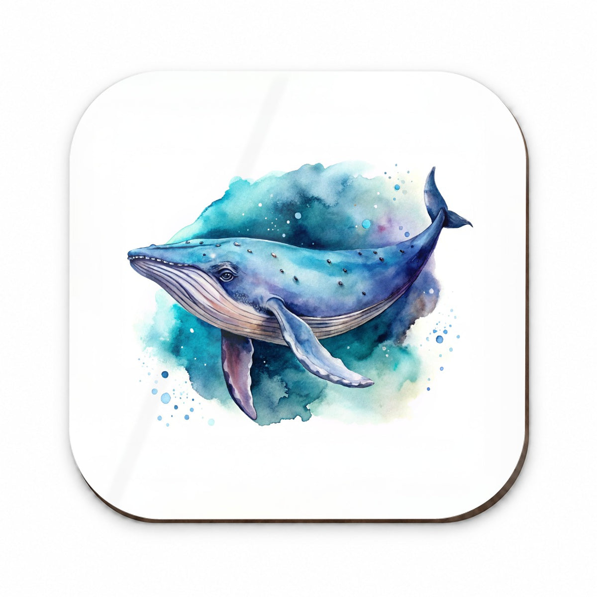 Humpback Whale Watercolor Fridge Magnet