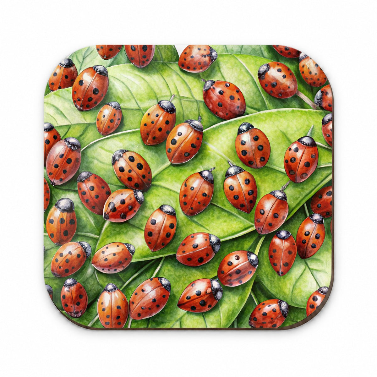 Ladybugs on Leaf Fridge Magnet