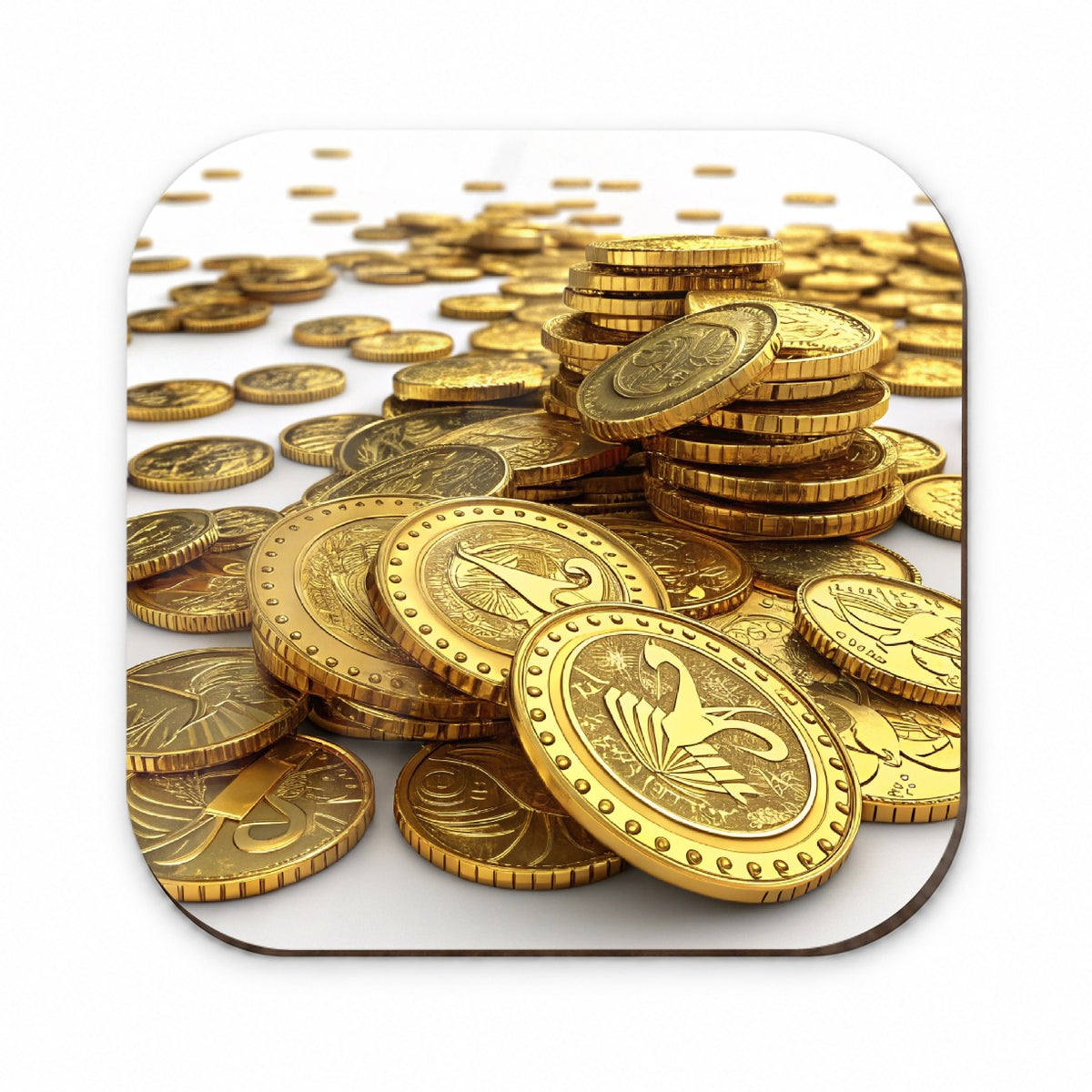 Lots of Gold Coins Fridge Magnet