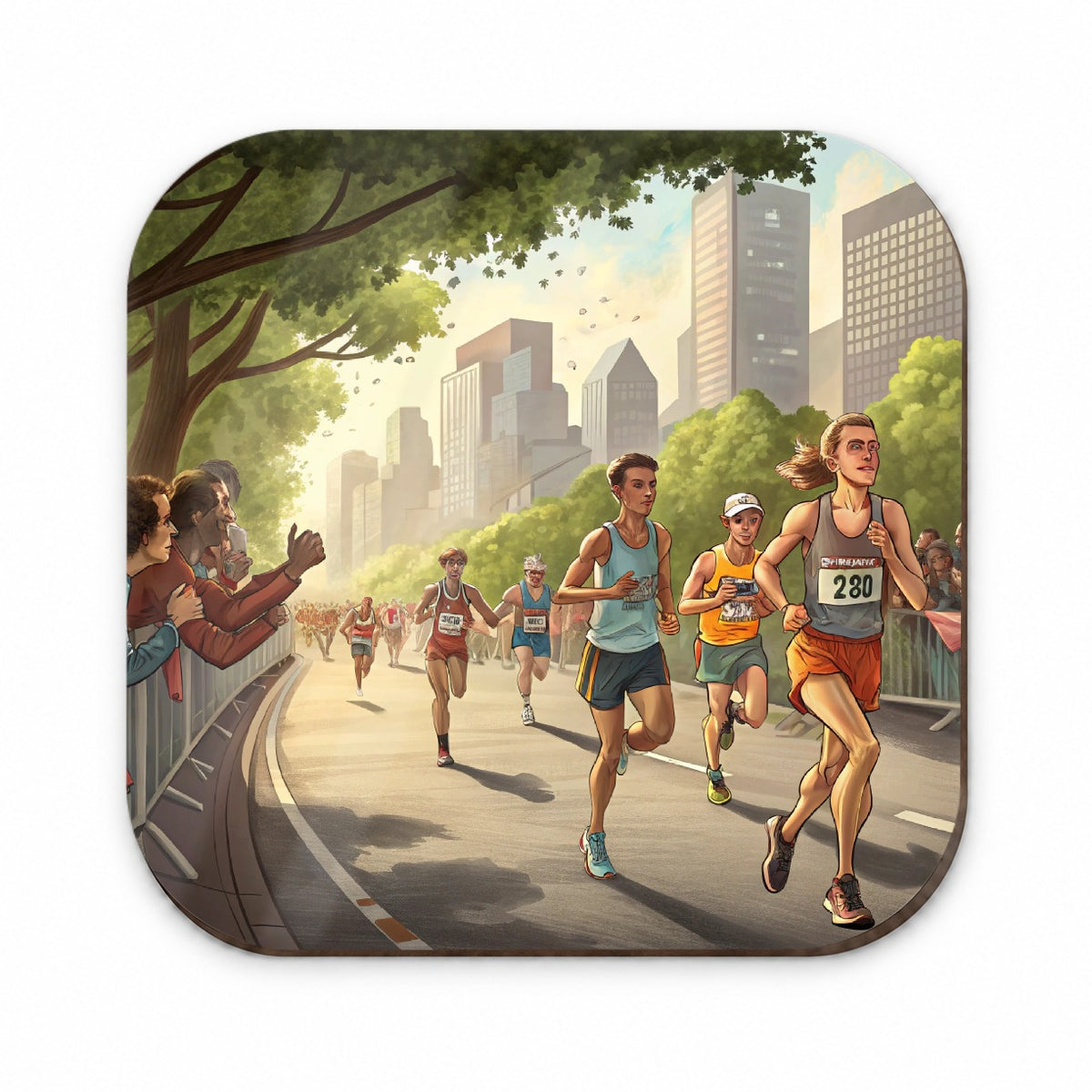Marathon Running Race Jogging Fridge Magnet