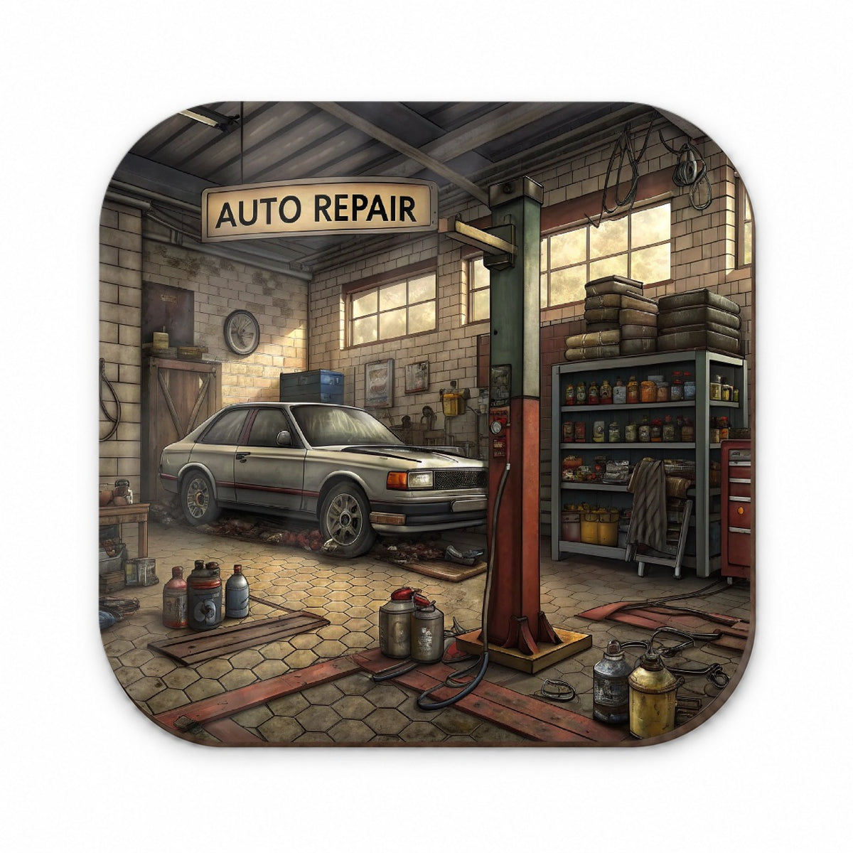 Mechanic's Automotive Repair Garage Fridge Magnet