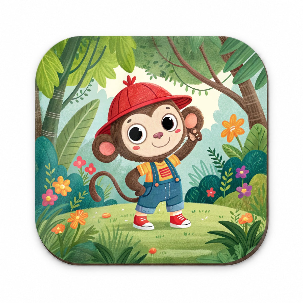 Monkey Children's Illustration Style Fridge Magnet