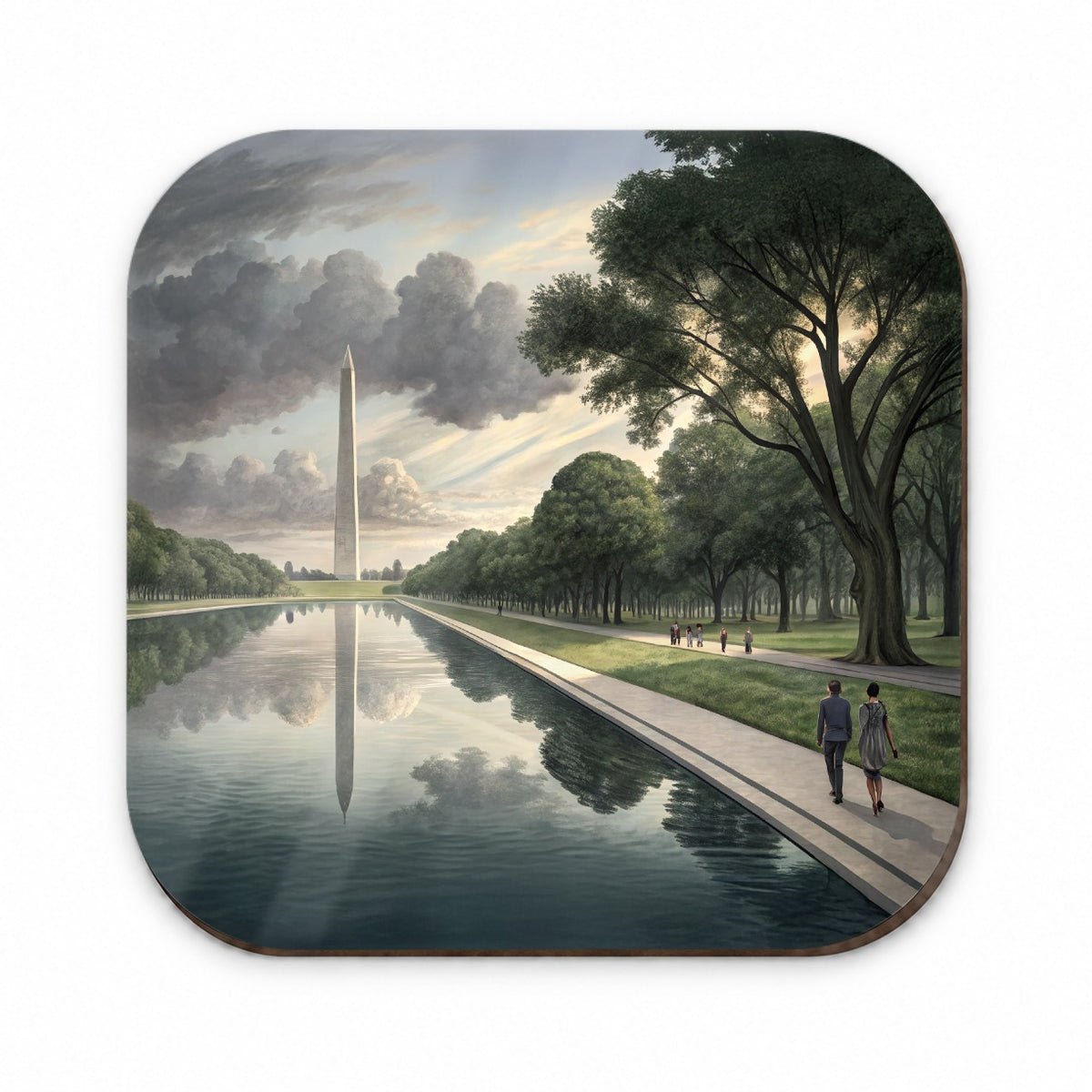 National Mall Reflecting Pool In Washington DC Fridge Magnet