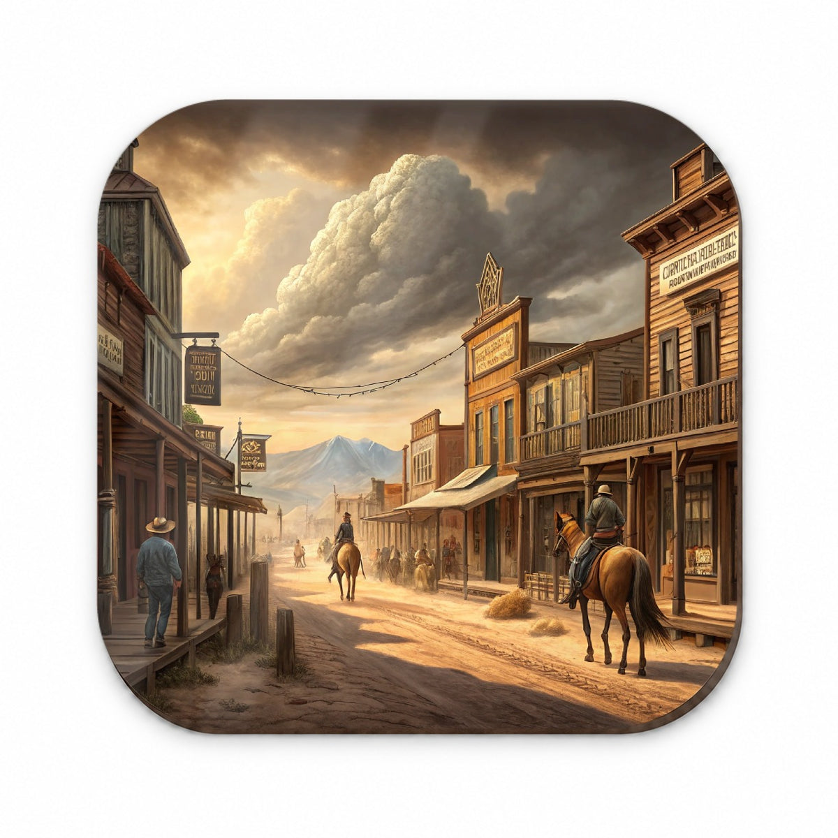 Old West Frontier Town Western Americana Fridge Magnet