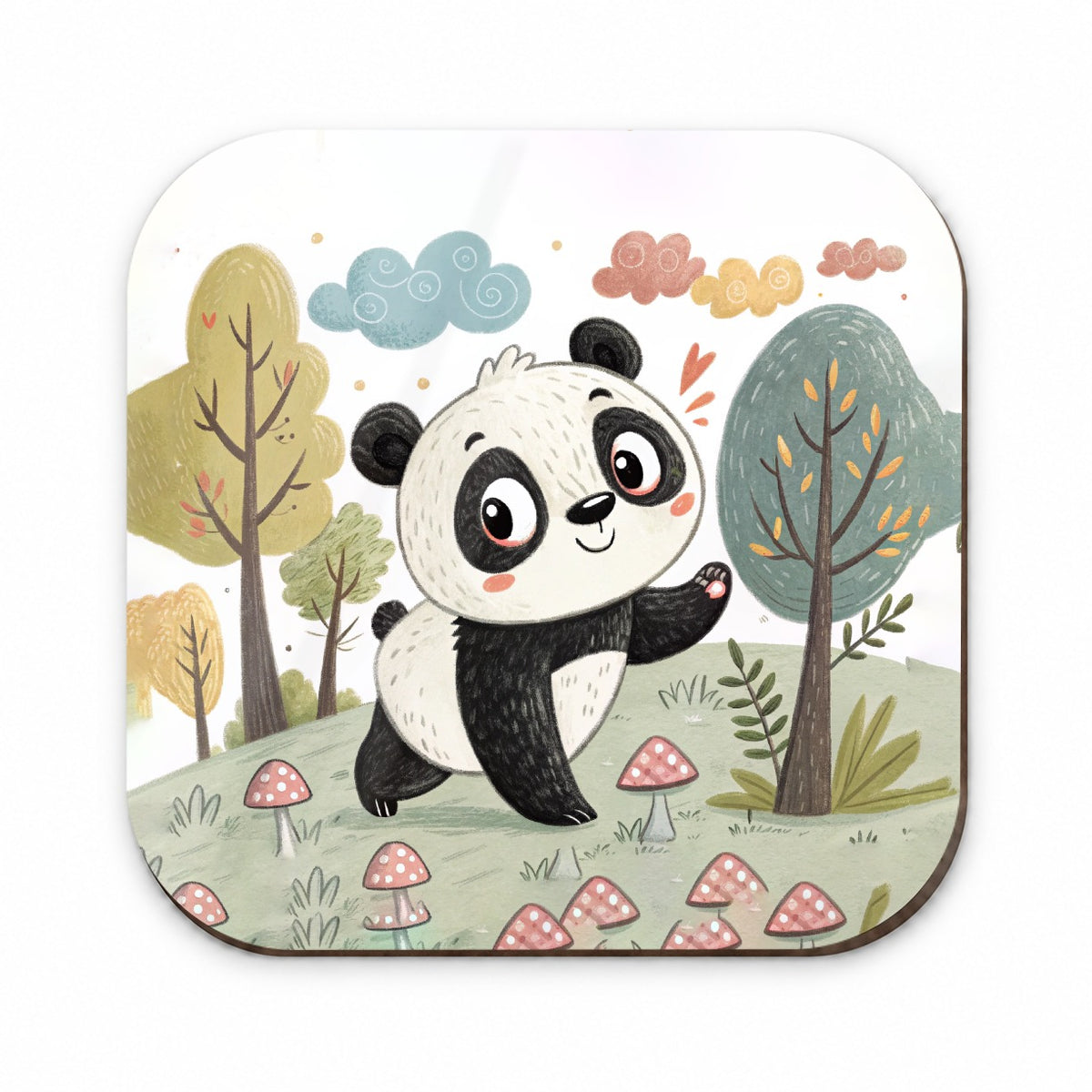 Panda Children's Illustration Style Fridge Magnet
