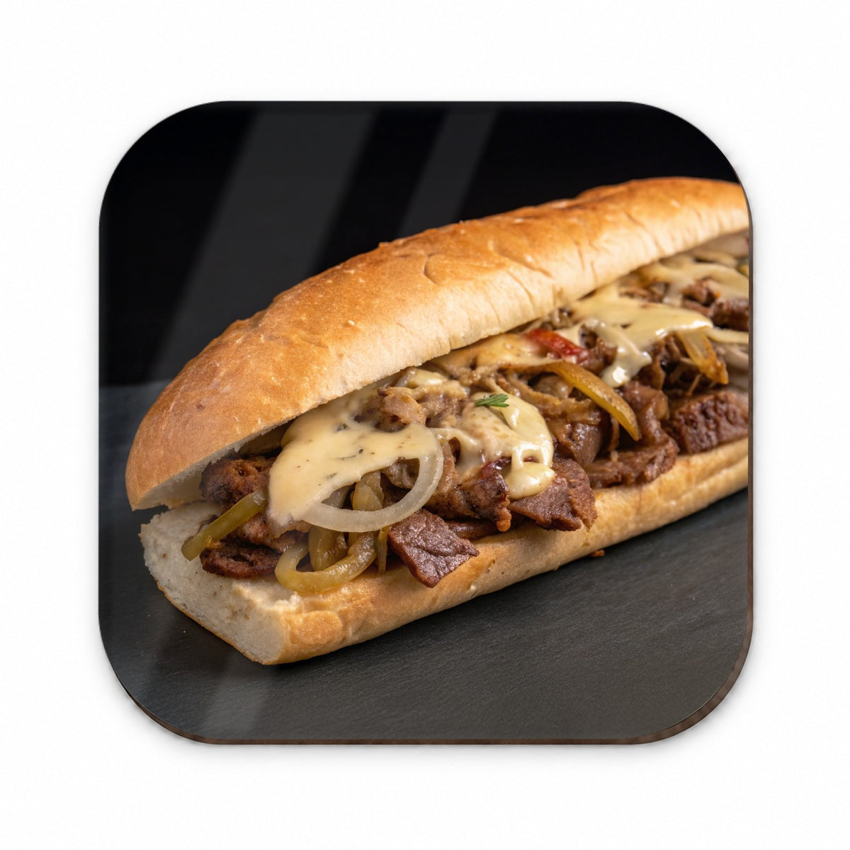 Philly Cheesesteak Sub Sandwich Fridge Magnet