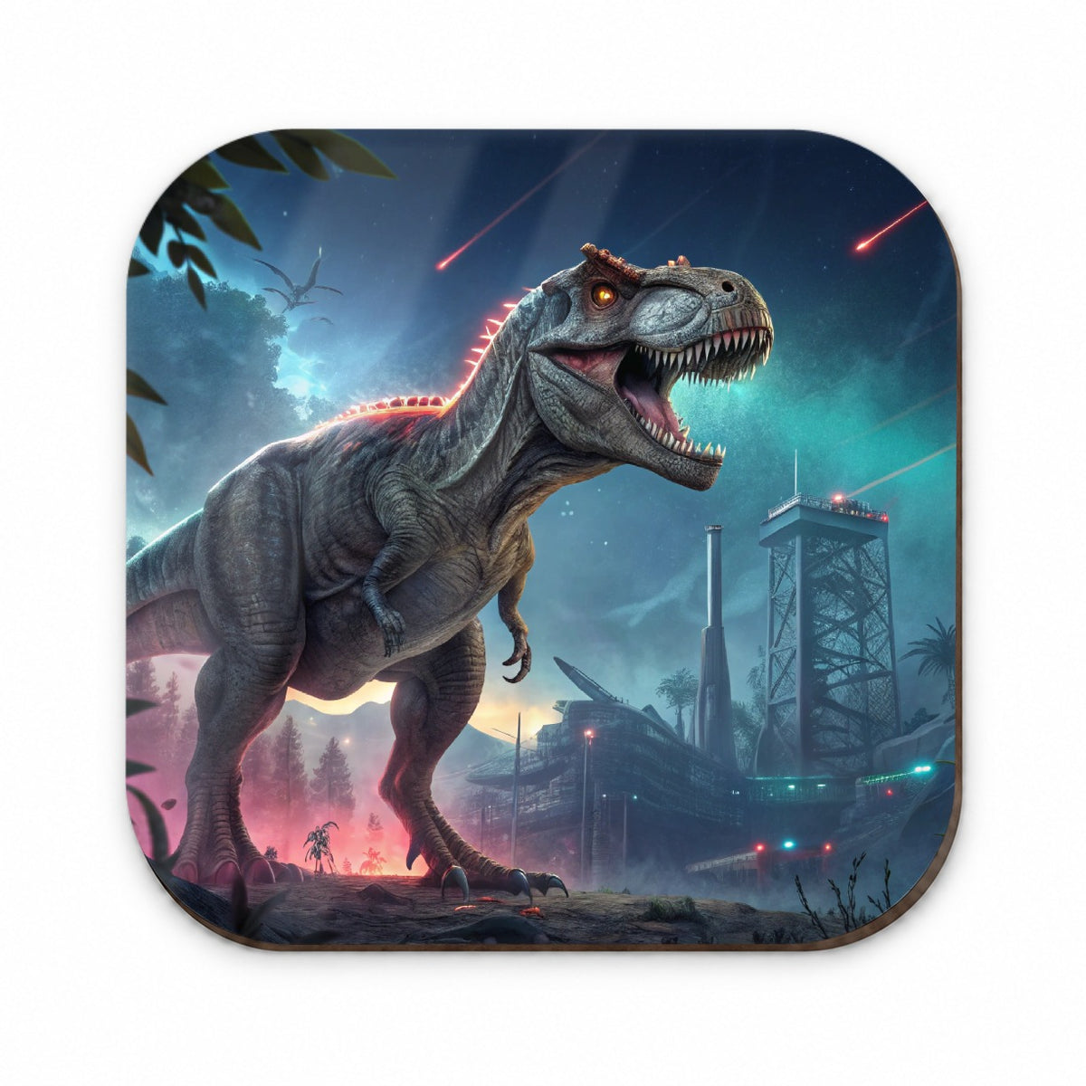 Sci-fi Futuristic T-Rex Dinosaur Fridge Magnet