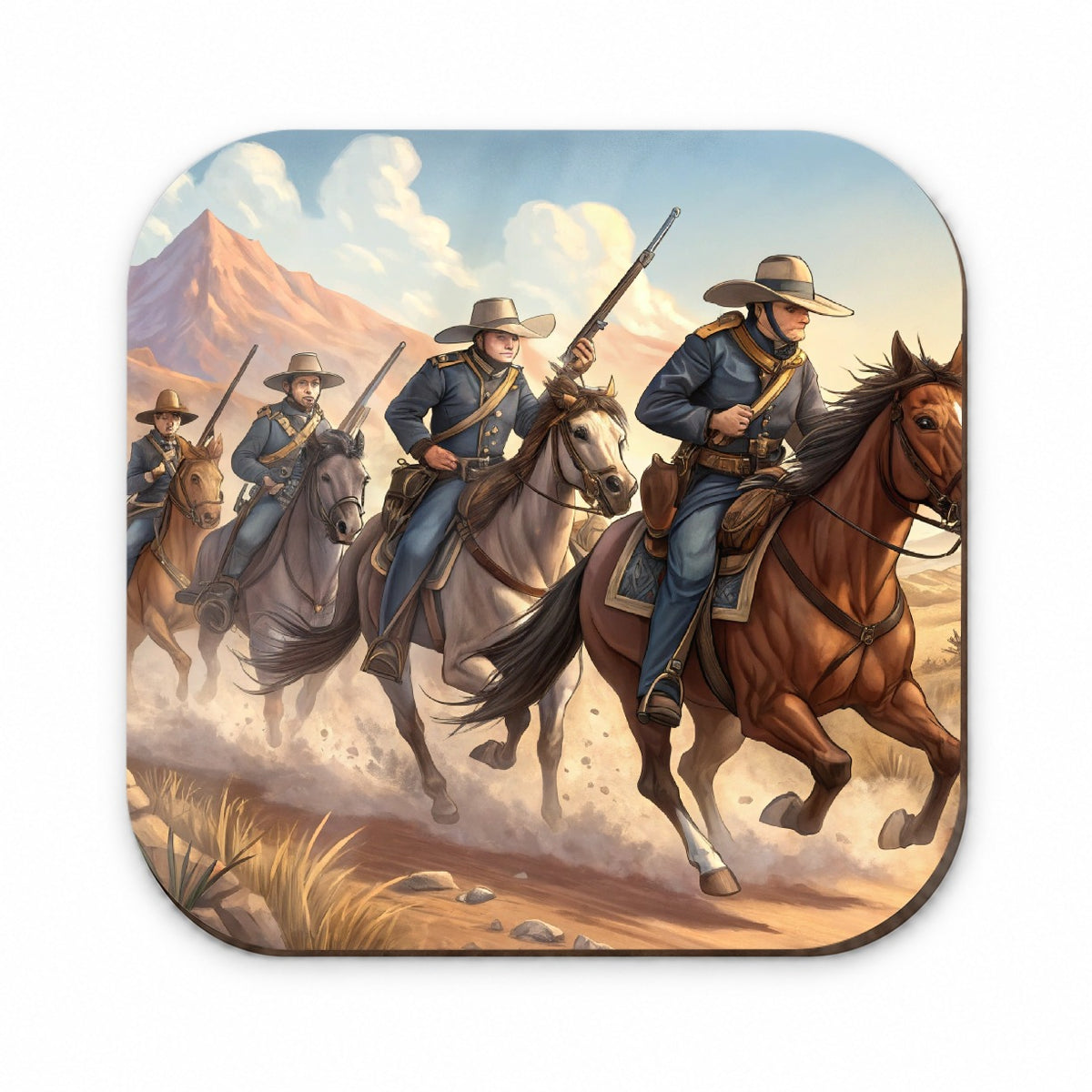 US Cavalry Charge Cowboy Western Old West Fridge Magnet