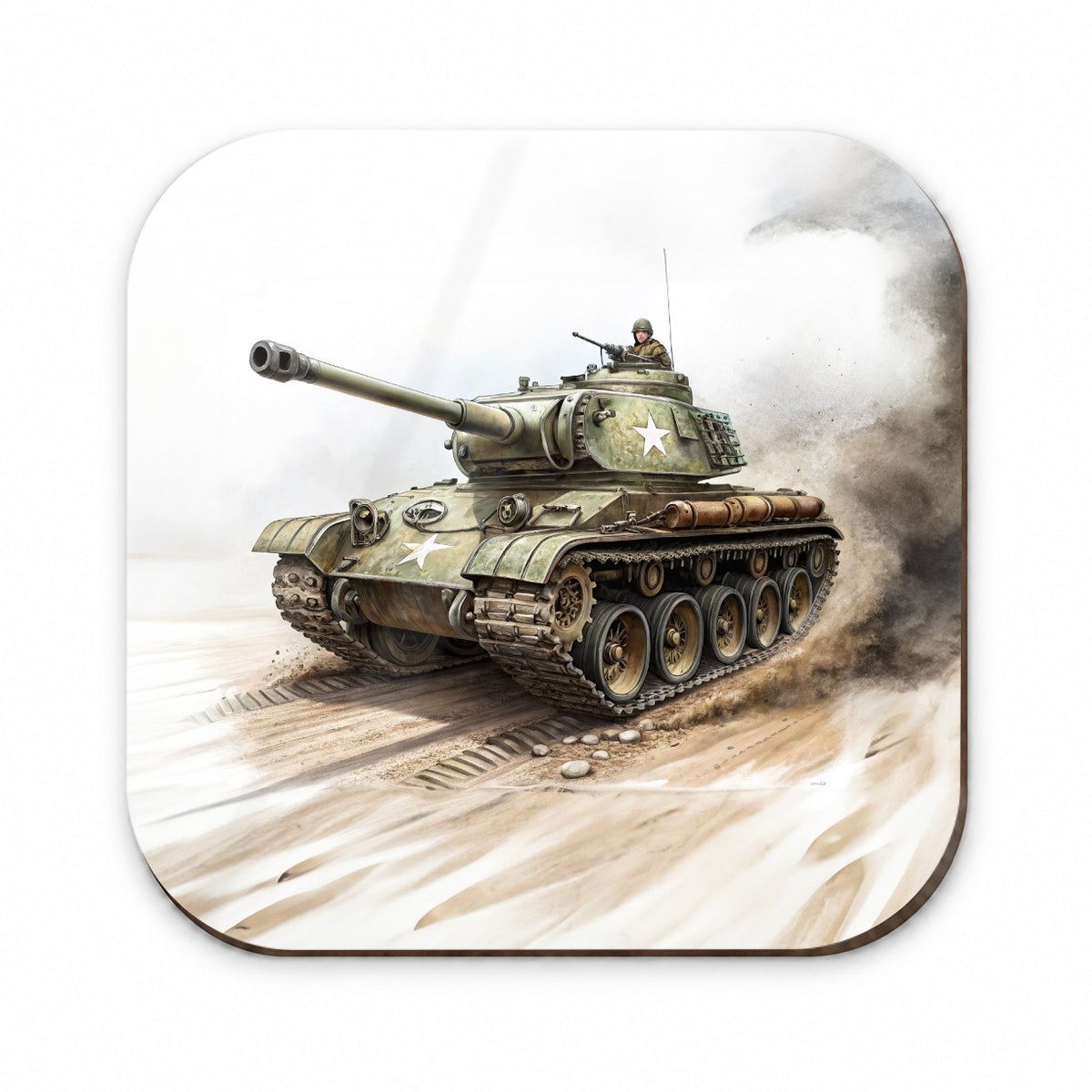 WWII M26 Pershing US Heavy Tank Fridge Magnet