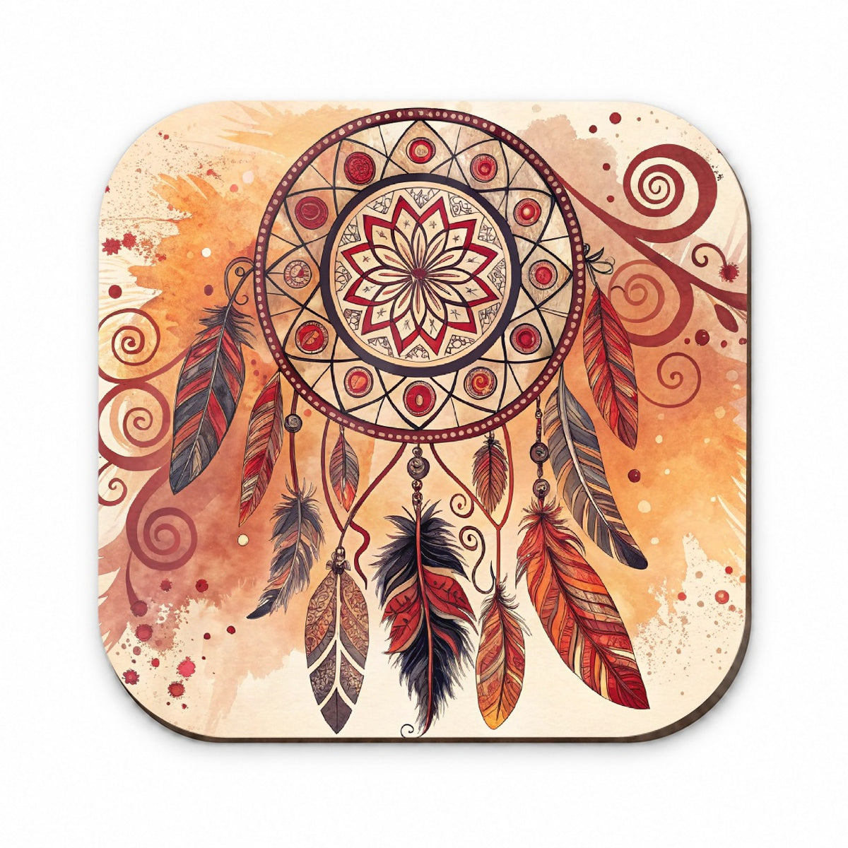 Abstract Southwestern Dream Catcher Design Fridge Magnet