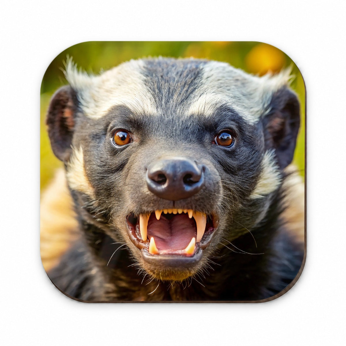 Angry Honey Badger Fridge Magnet