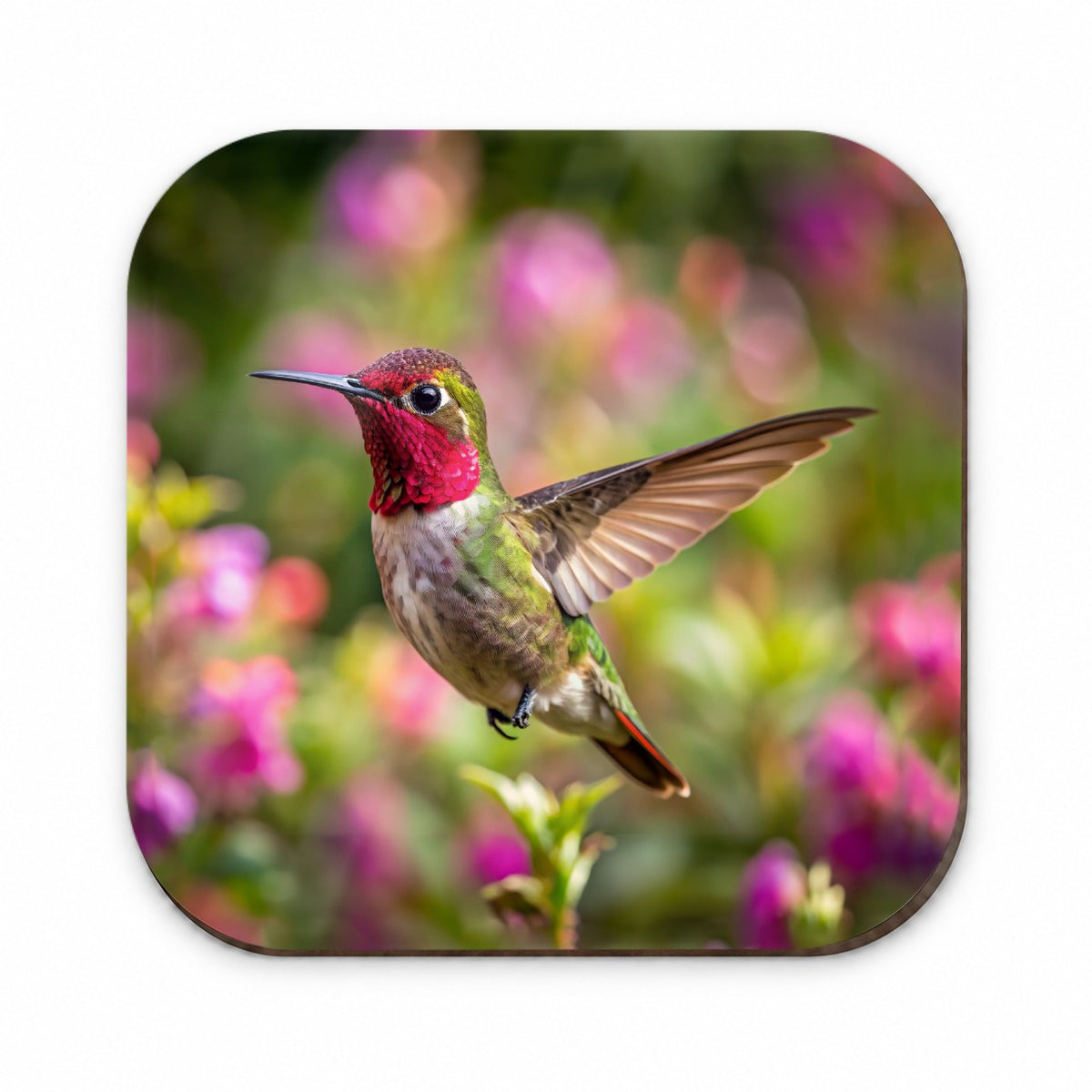 Anna's Hummingbird Backyard Bird Fridge Magnet