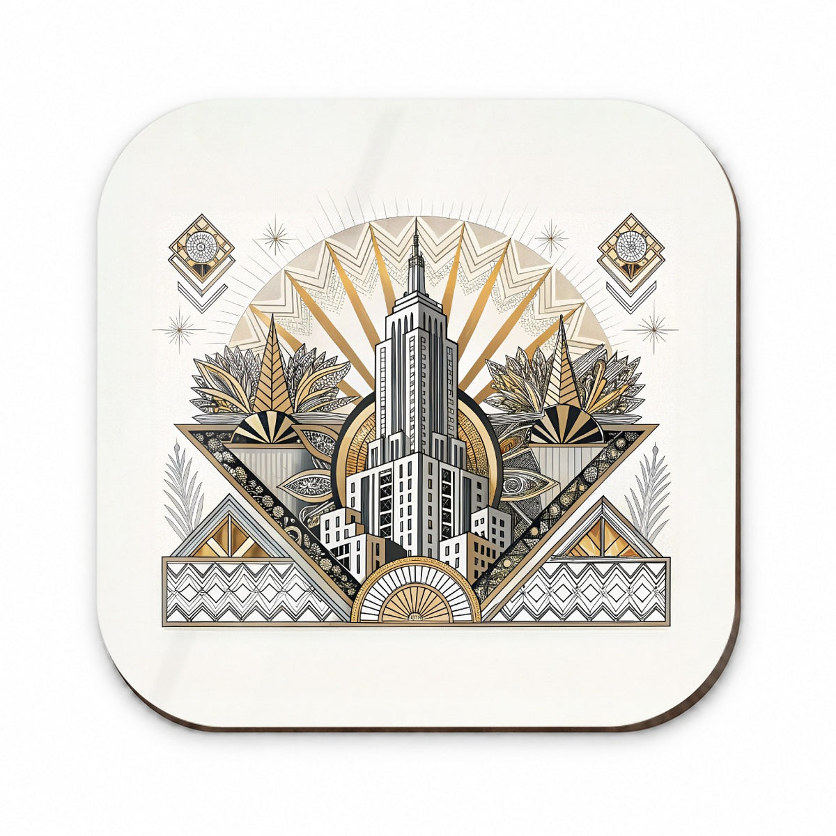 Art Deco Building Architectural Design Fridge Magnet