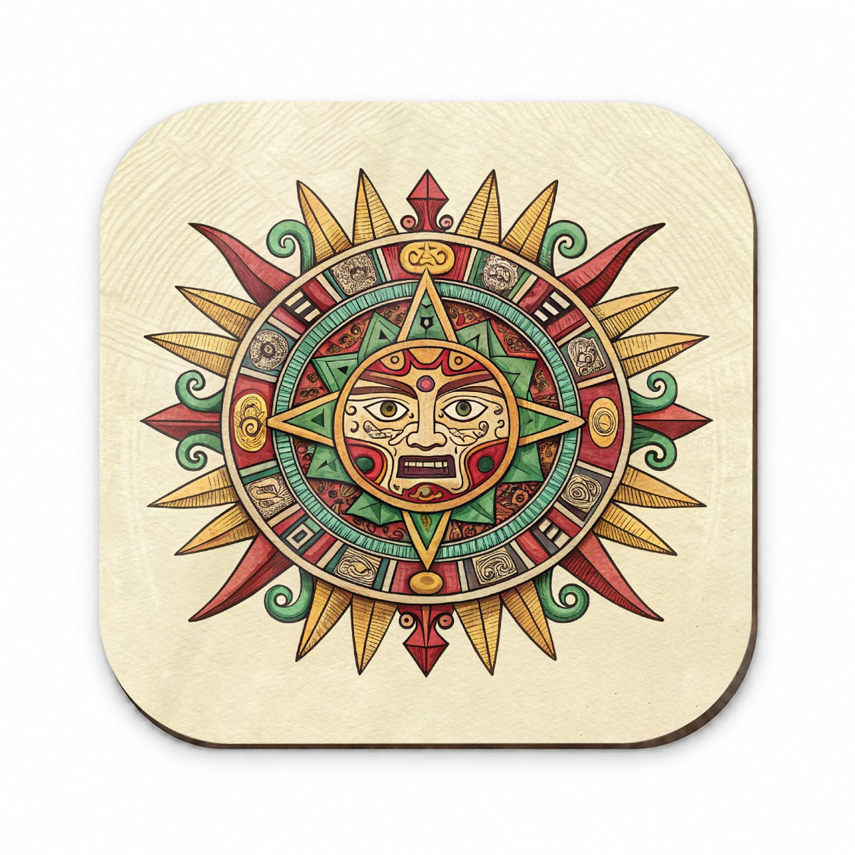 Aztec Sun God Symbol Fridge Magnet