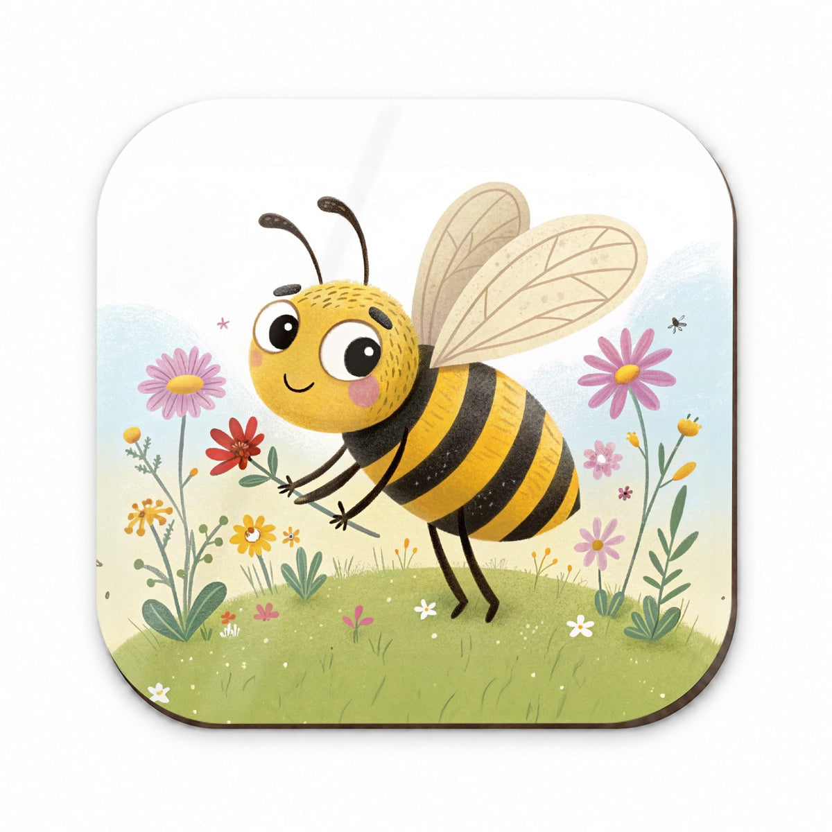 Bee Children's Illustration Style Fridge Magnet