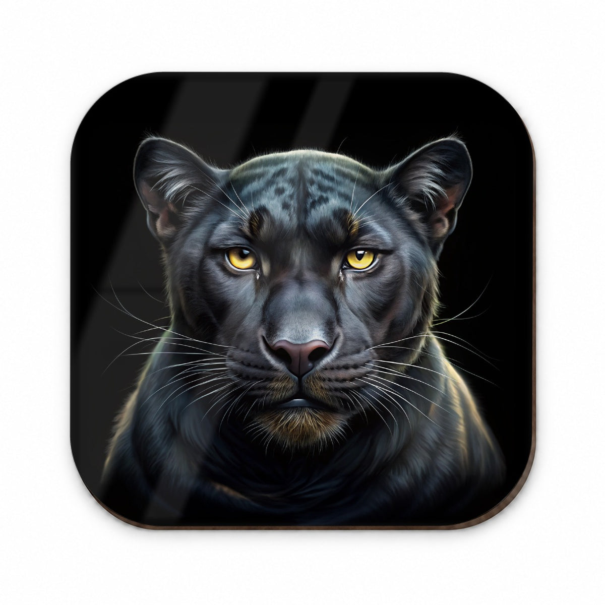 Black Panther Face Art Fridge Magnet