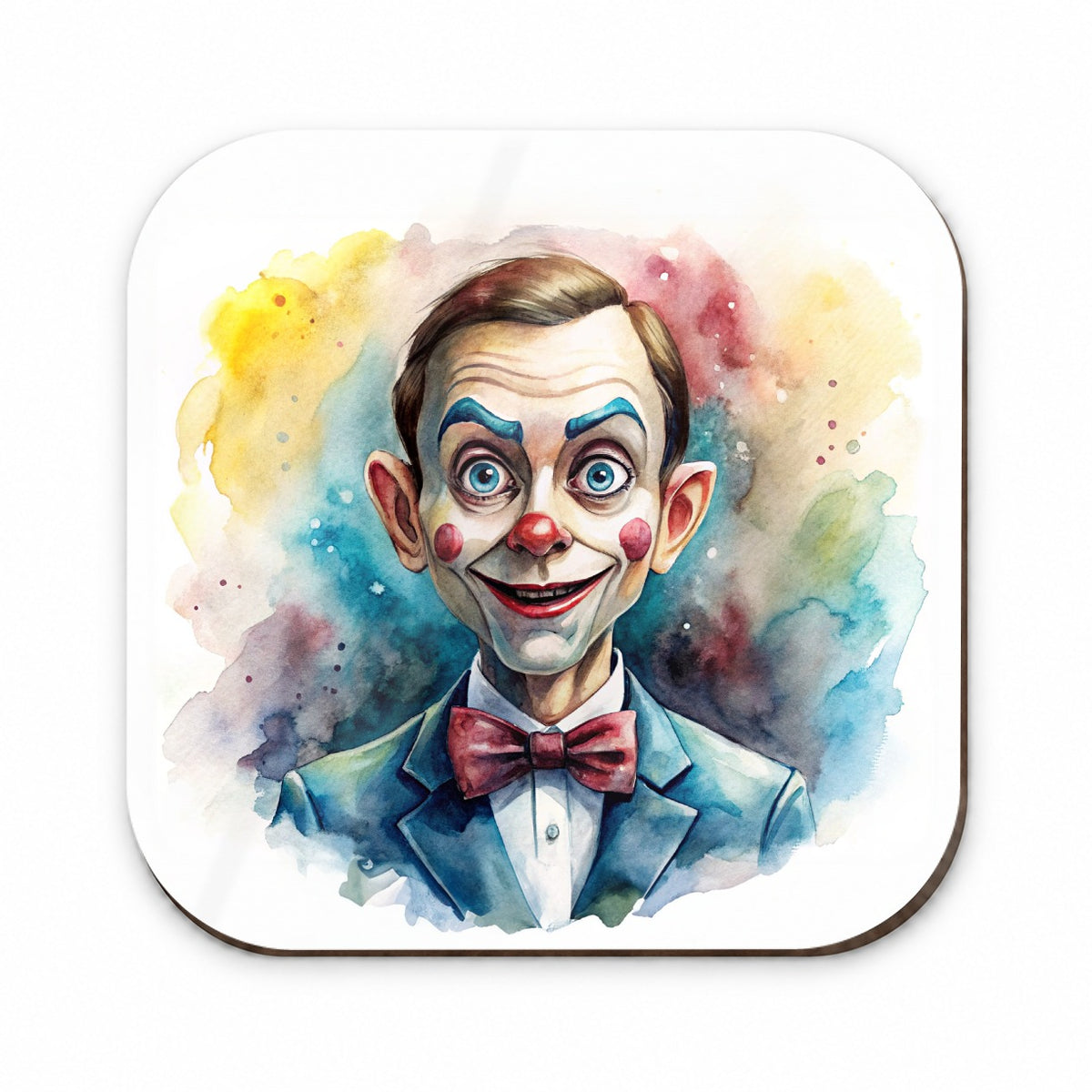 Creepy Ventriloquist Dummy Watercolor Fridge Magnet