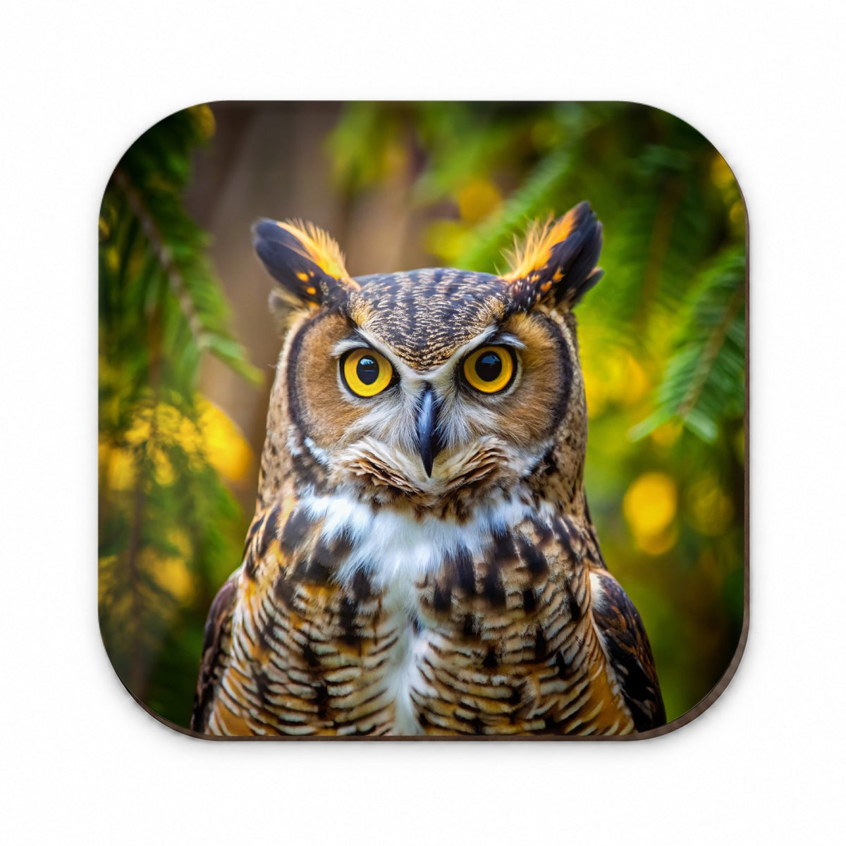 Great Horned Owl Raptor Bird Of Prey Fridge Magnet