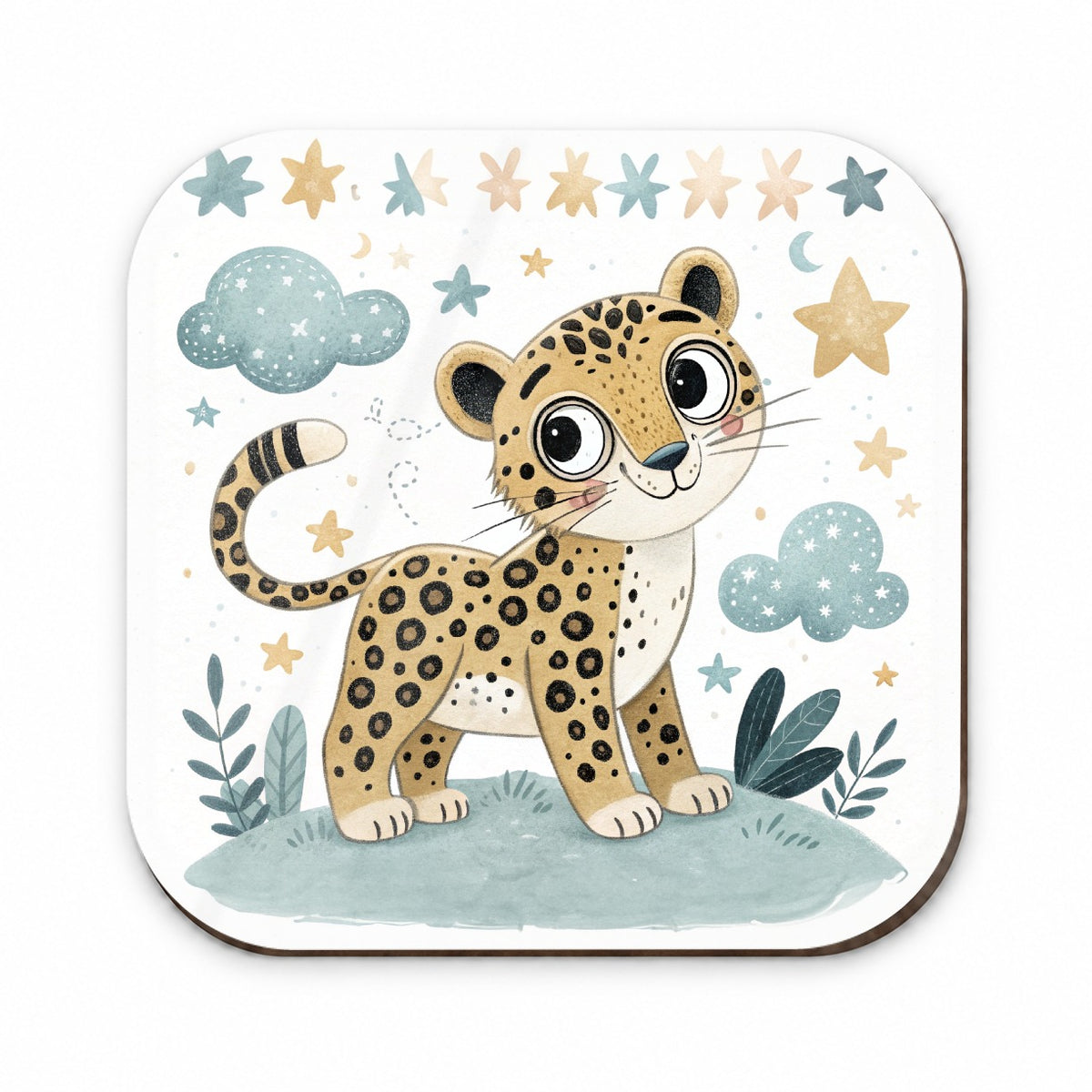 Leopard Children's Illustration Style Fridge Magnet