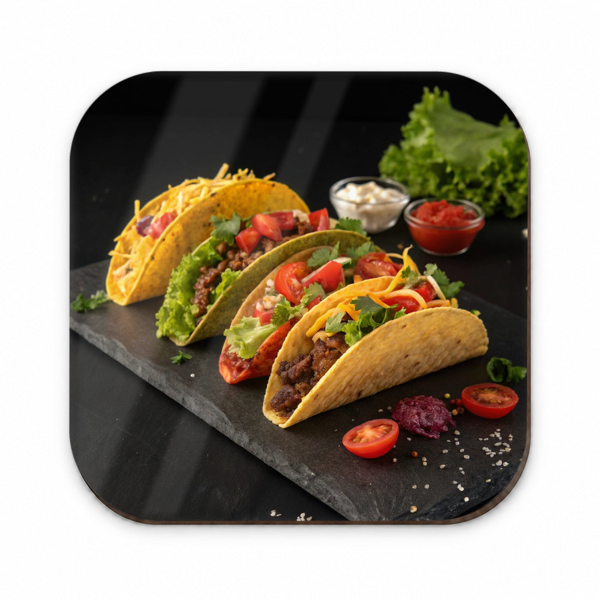 Mexican Tacos Fridge Magnet