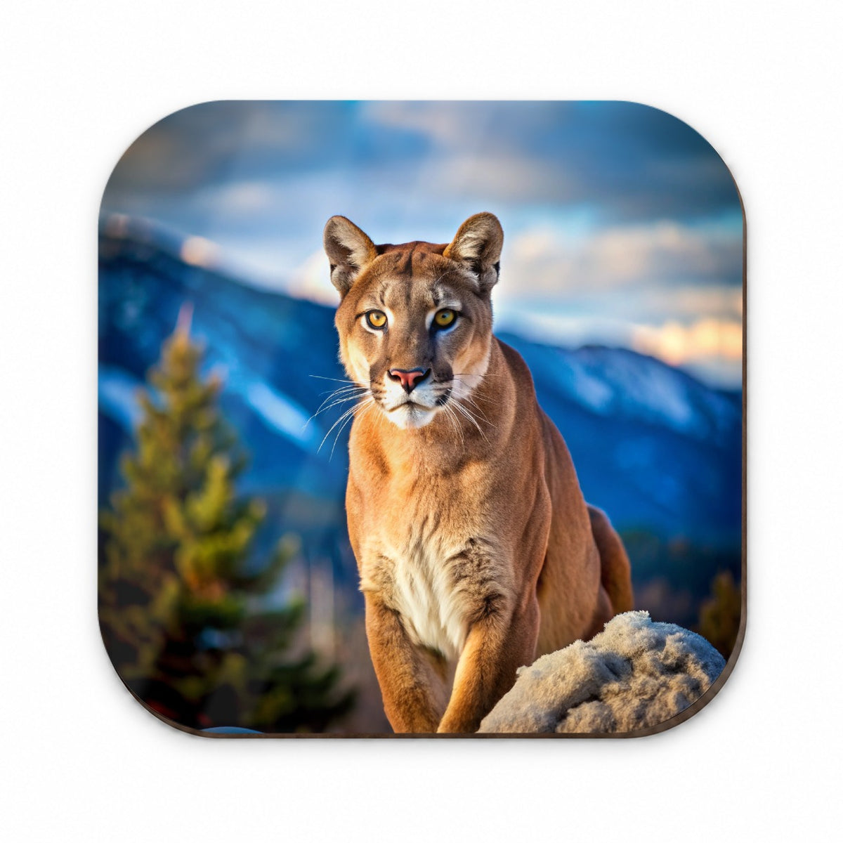 Mountain Lion Cougar Fridge Magnet