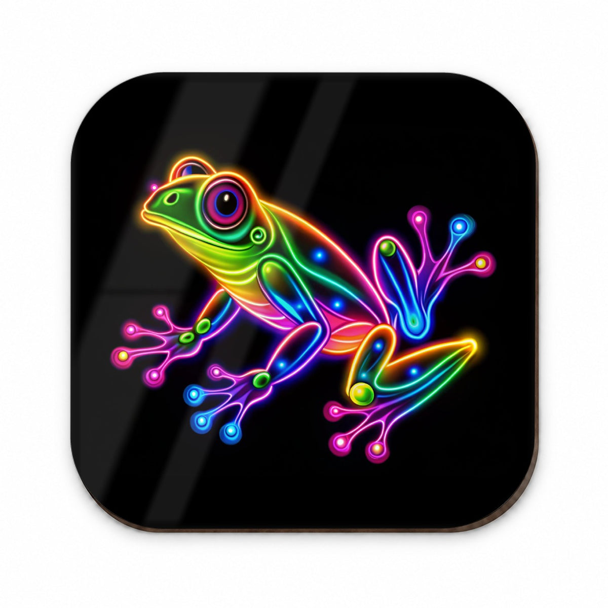 Neon Frog Fridge Magnet