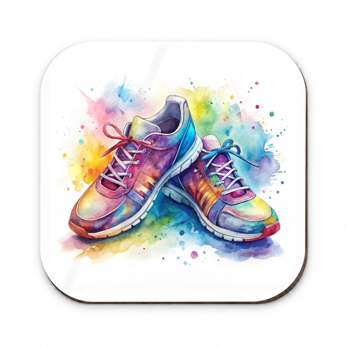 Pair Of Running Shoes Watercolor Fridge Magnet