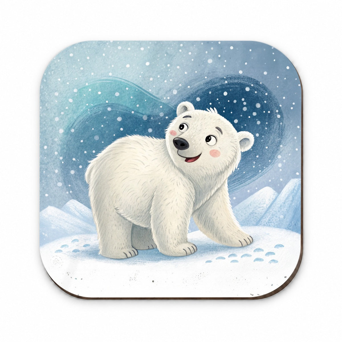 Polar Bear Children's Illustration Style Fridge Magnet