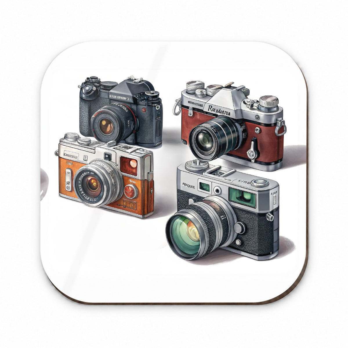 Retro Photography Cameras Fridge Magnet